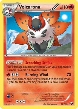 Volcarona/108  - Holofoil Dark Explorers - Holo Rare