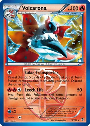 Volcarona (Team Plasma)/101  Plasma Blast - Rare