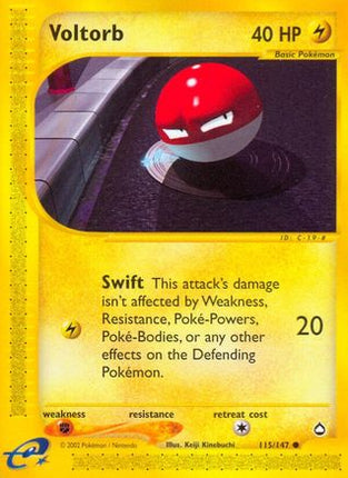 Voltorb (115)/147  Aquapolis - Common