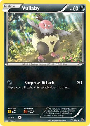 Vullaby/114  - Reverse Holofoil Black and White - Common