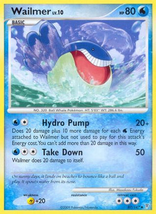 Wailmer/147  - Reverse Holofoil Supreme Victors - Uncommon