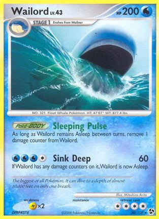 Wailord 030  Great Encounters - Rare