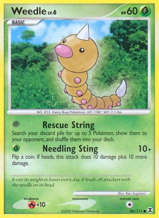 Weedle/111  Rising Rivals - Common