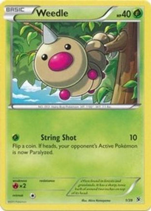 Weedle/39  Kalos Starter Set - Common