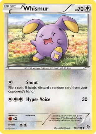 Whismur/135  Plasma Storm - Common