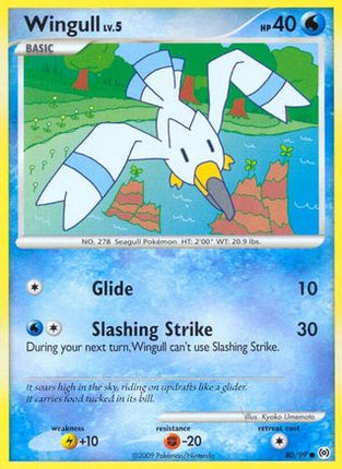 Wingull (80)/99  Arceus - Common