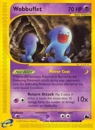 Wobbuffet 045  - Reverse Holofoil Skyridge - Uncommon