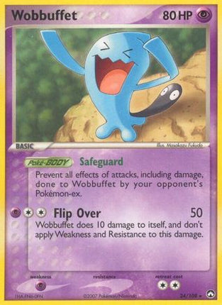 Wobbuffet/108  - Reverse Holofoil Power Keepers - Rare