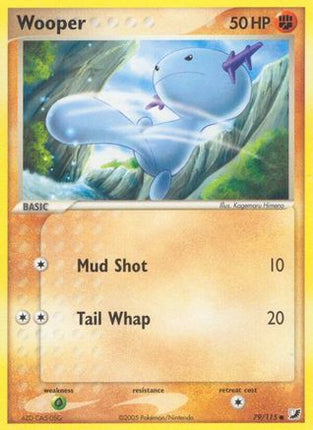 Wooper 079/115  - Reverse Holofoil Unseen Forces - Common