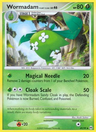 Wormadam Plant Cloak 049/99  Arceus - Uncommon