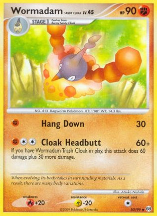 Wormadam Sandy Cloak 050/99  Arceus - Uncommon