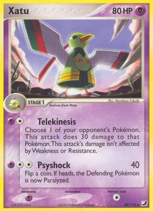 Xatu 049  - Reverse Holofoil Unseen Forces - Uncommon