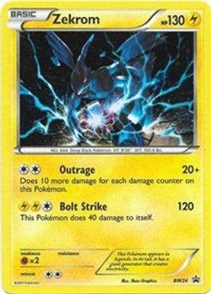 Zekrom - BW24  - Holofoil Black and White Promos - Promo
