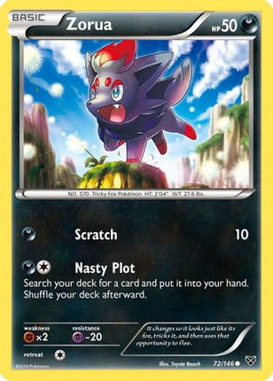 Zorua/146  - Reverse Holofoil XY Base Set - Common