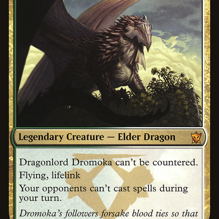 Dragonlord Dromoka (DTK-217) - Dragons of Tarkir Foil