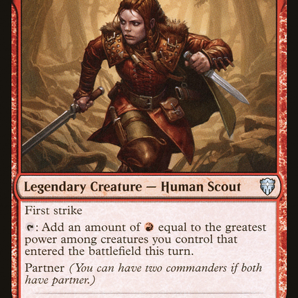 Alena, Kessig Trapper (CMR-160) - Commander Legends Foil