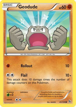 Geodude 045/106  XY  Flashfire - Common