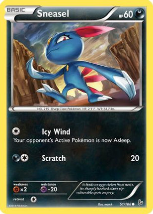 Sneasel (51) 051/106  XY  Flashfire - Common