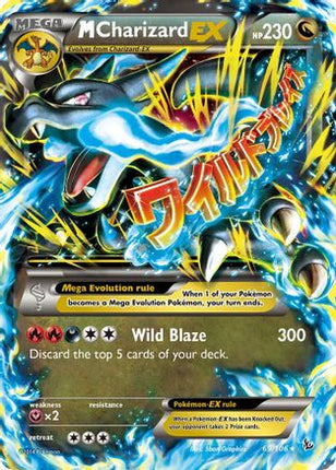M Charizard EX (X) 069/106  - Holofoil XY  Flashfire - Ultra Rare