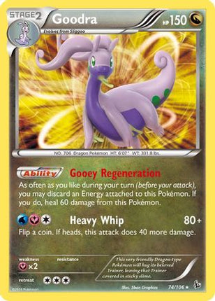 Goodra 074/106  - Reverse Holofoil XY  Flashfire - Holo Rare