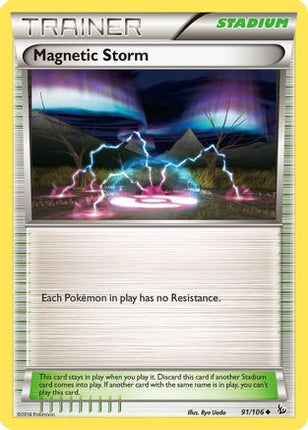 Magnetic Storm 091/106  XY  Flashfire - Uncommon