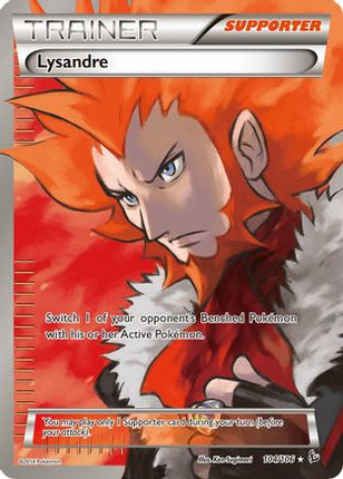 Lysandre (104 Full Art) 104/106  - Holofoil XY  Flashfire - Ultra Rare