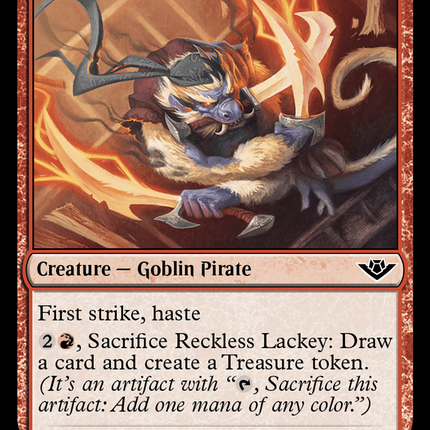 Reckless Lackey (OTJ-140) - Outlaws of Thunder Junction Foil