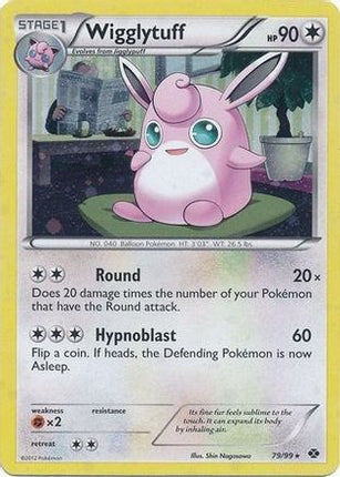 Wigglytuff - 79/99 (Cosmos Holo)/099  - Holofoil Blister Exclusives - Promo