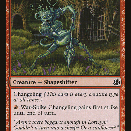 War-Spike Changeling (MOR-112) - Morningtide Foil