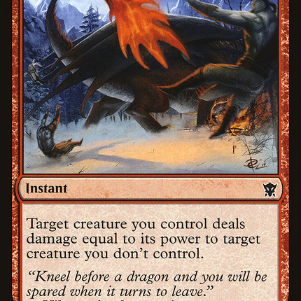 Tail Slash (DTK-161) - Dragons of Tarkir Foil