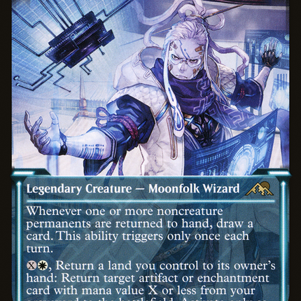Tameshi, Reality Architect (NEO-375) - Kamigawa: Neon Dynasty: (Showcase) Foil