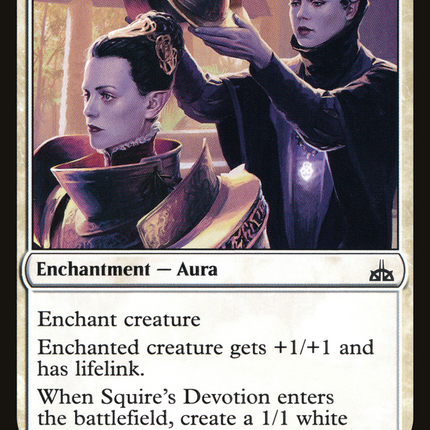 Squire's Devotion (RIX-025) - Rivals of Ixalan Foil