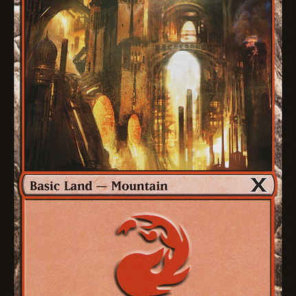 Mountain (10E-379) - Tenth Edition Foil
