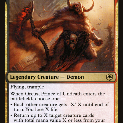 Orcus, Prince of Undeath (AFR-229) - Adventures in the Forgotten Realms Foil