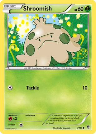 Shroomish 006/111  XY  Furious Fists - Common