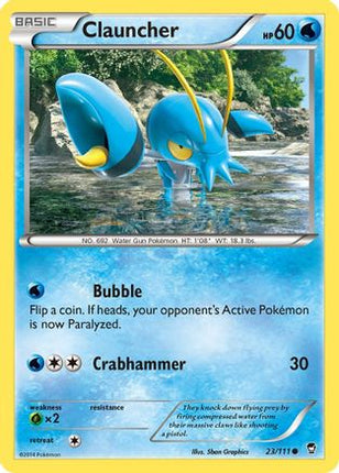 Clauncher 023/111  XY  Furious Fists - Common