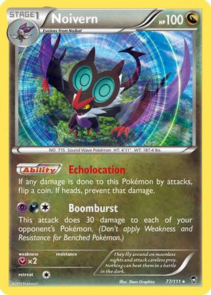 Noivern 077/111  - Reverse Holofoil XY  Furious Fists - Holo Rare