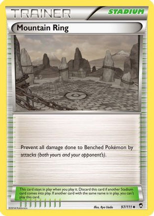 Mountain Ring 097/111  XY  Furious Fists - Uncommon