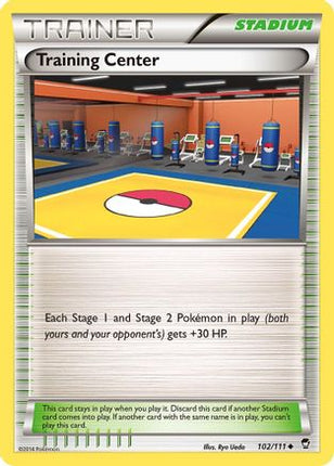 Training Center 102/111  XY  Furious Fists - Uncommon