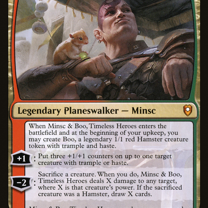 Minsc & Boo, Timeless Heroes (CLB-285) - Commander Legends: Battle for Baldur's Gate