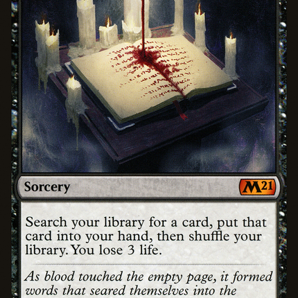 Grim Tutor (M21-103) - Core Set 2021 Foil