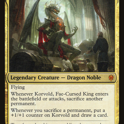 Korvold, Fae-Cursed King (ELD-329) - Throne of Eldraine Foil