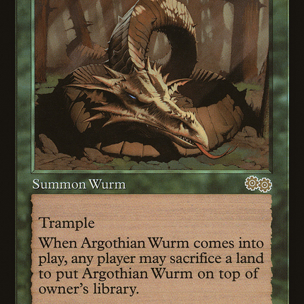 Argothian Wurm (USG-236) - Urza's Saga