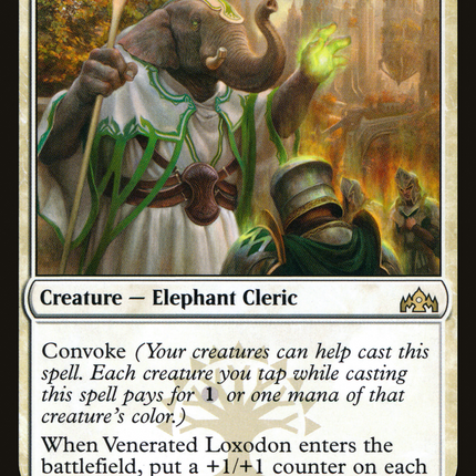 Venerated Loxodon (GRN-030) - Guilds of Ravnica Foil