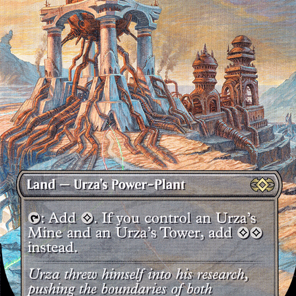Urza's Power Plant (2XM-371) - Double Masters (Borderless) Foil