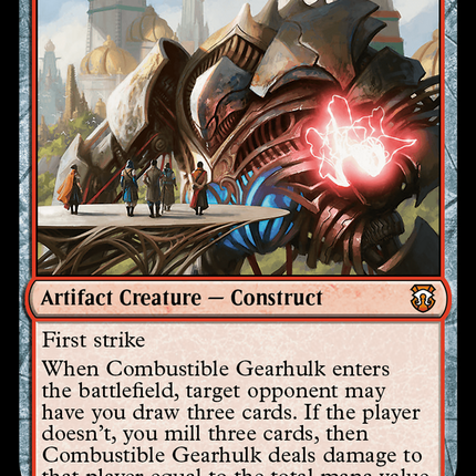 Combustible Gearhulk (M3C-210) - Modern Horizons 3 Commander Foil