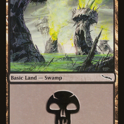 Swamp (MRD-298) - Mirrodin Foil