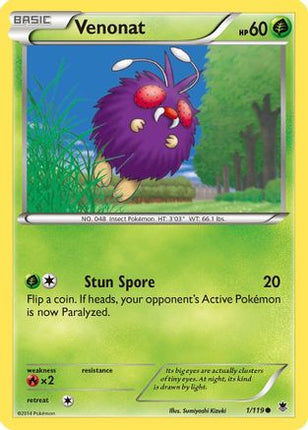 Venonat/119  XY  Phantom Forces - Common