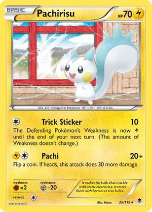 Pachirisu 025/119  XY  Phantom Forces - Rare