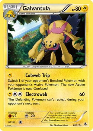 Galvantula/119  - Reverse Holofoil XY  Phantom Forces - Rare